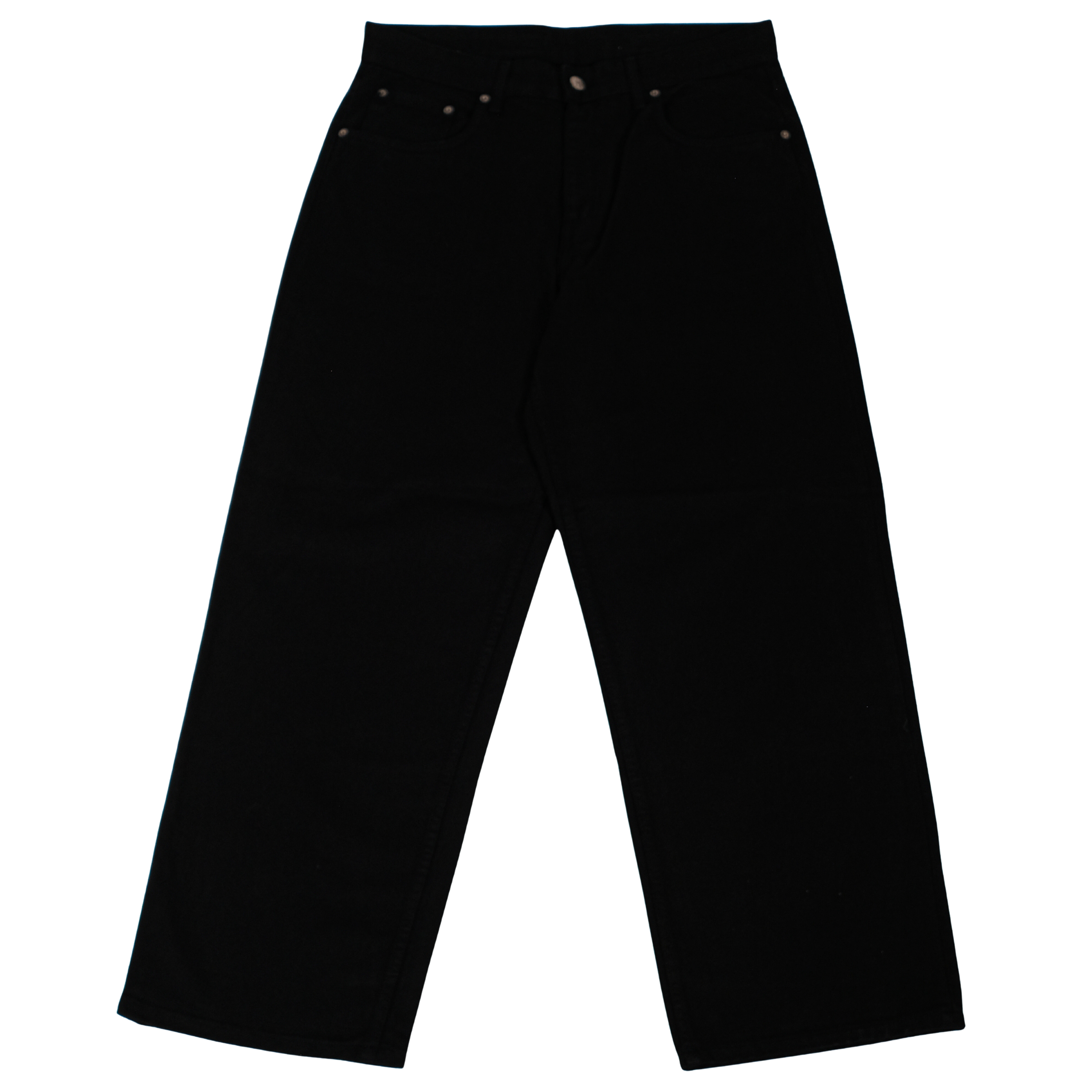 BLACK BAGGY DENIM