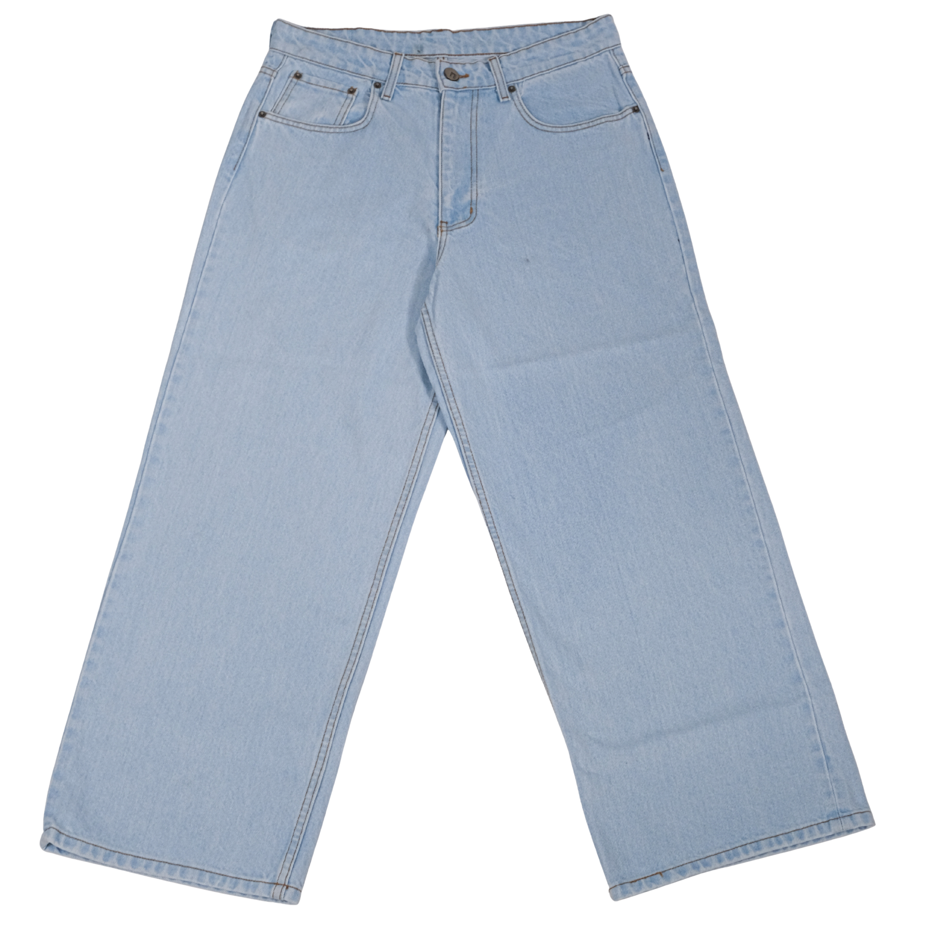 LIGHT WASHED BAGGY DENIM