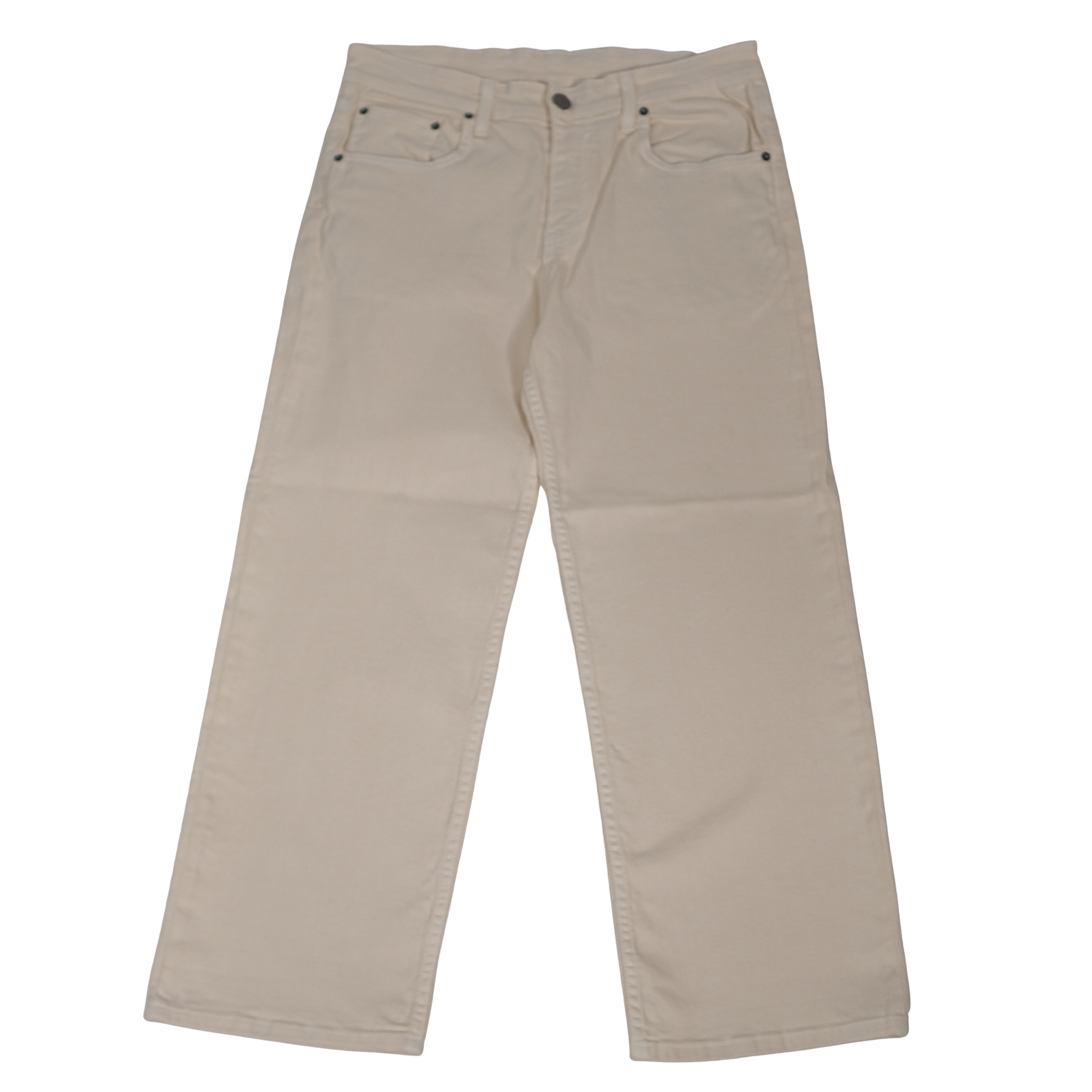 OFF WHITE STRAIGHT DENIM